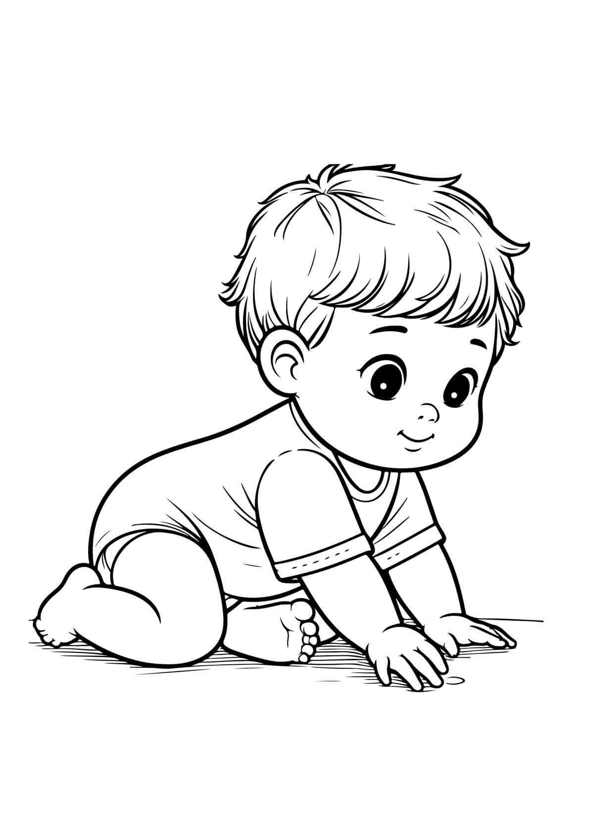 Desenho de Bebê para imprimir