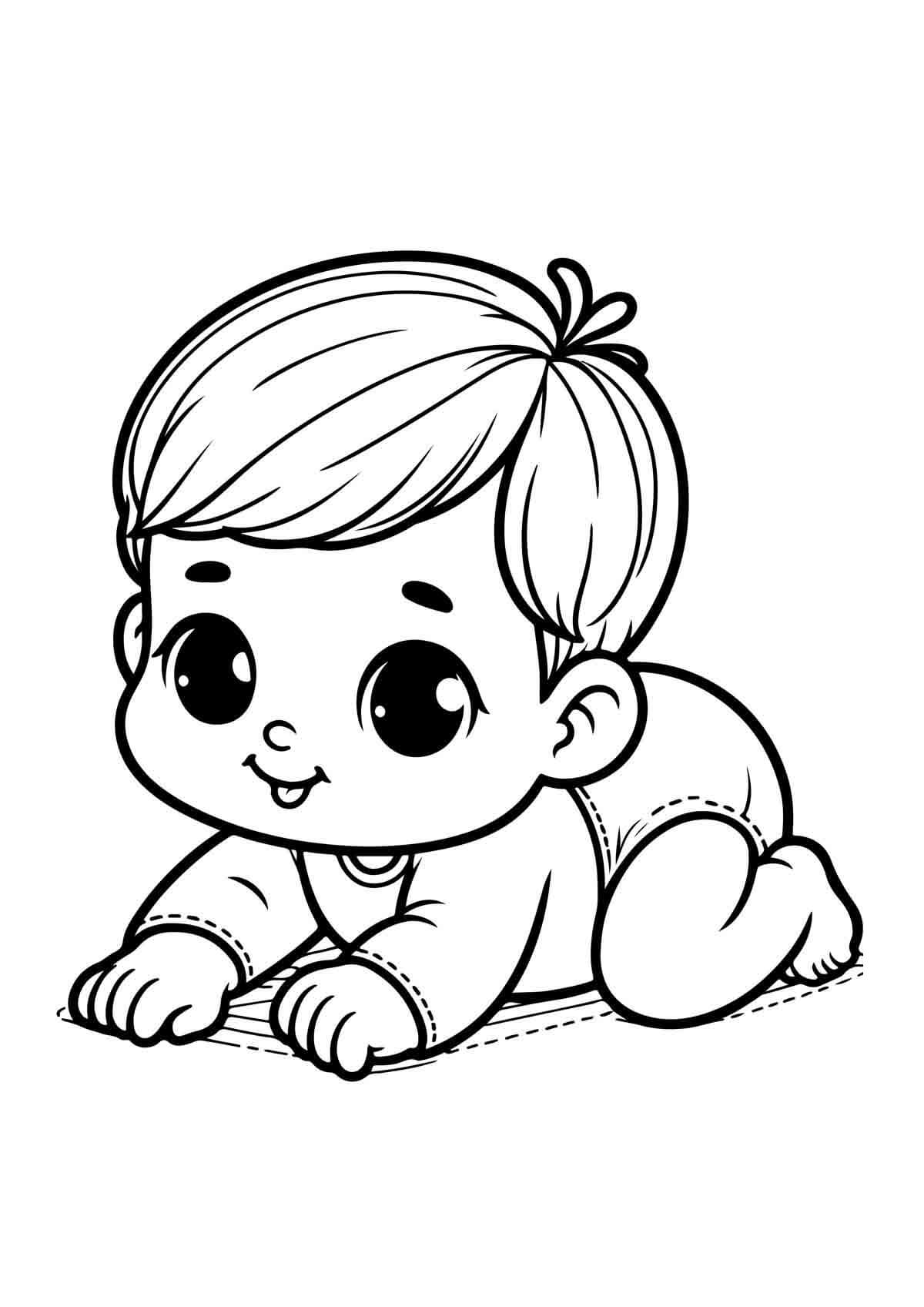 Desenho de Bebê para imprimir