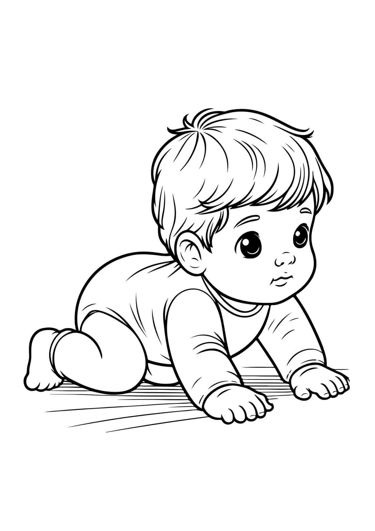 Desenho de Bebê para imprimir
