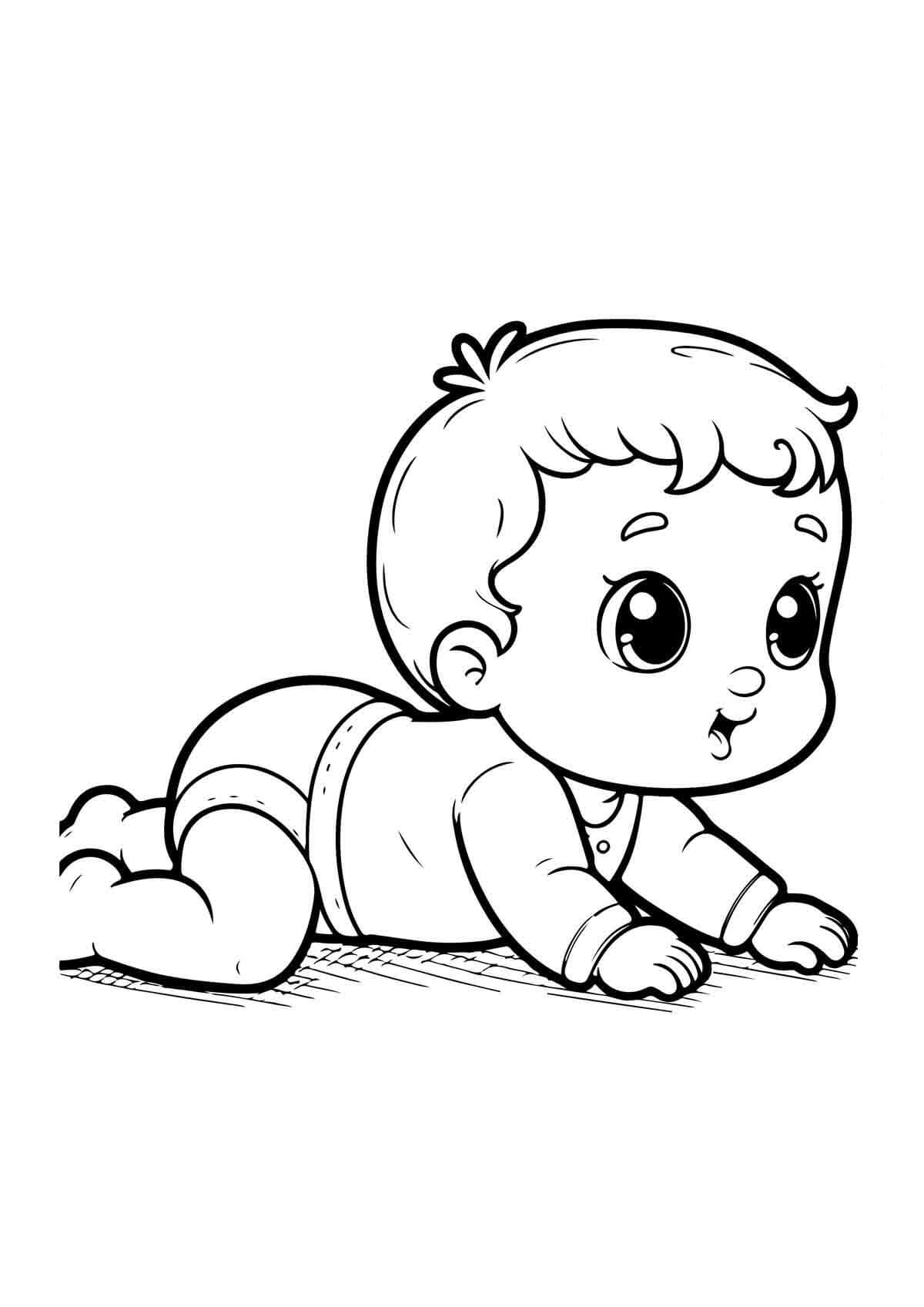 Desenho de Bebê para imprimir