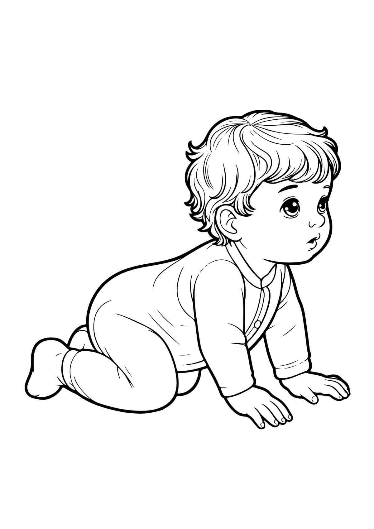 Desenho de Bebê para imprimir
