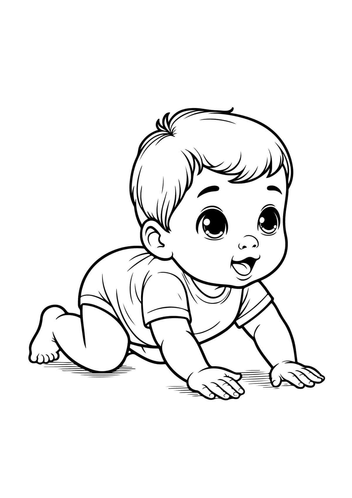 Desenho de Bebê para imprimir