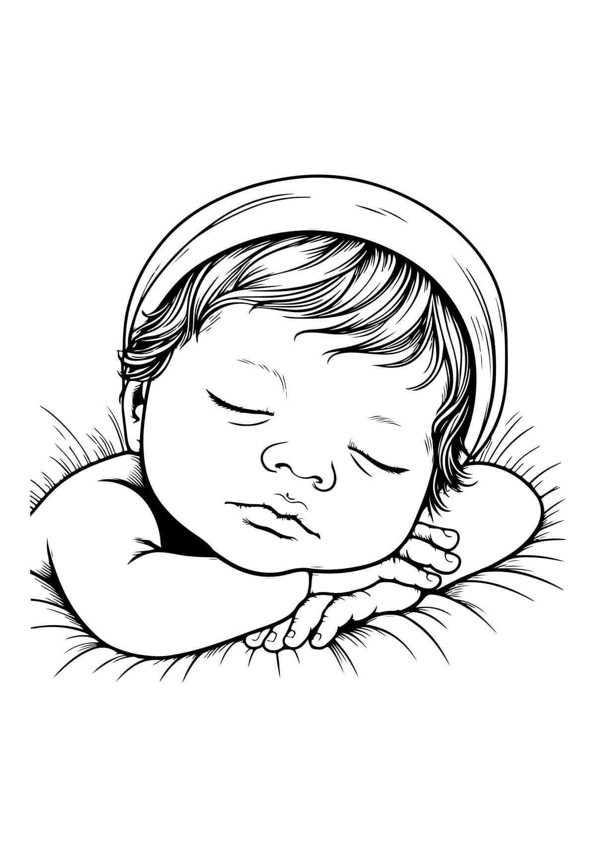 Desenho de Bebê para imprimir