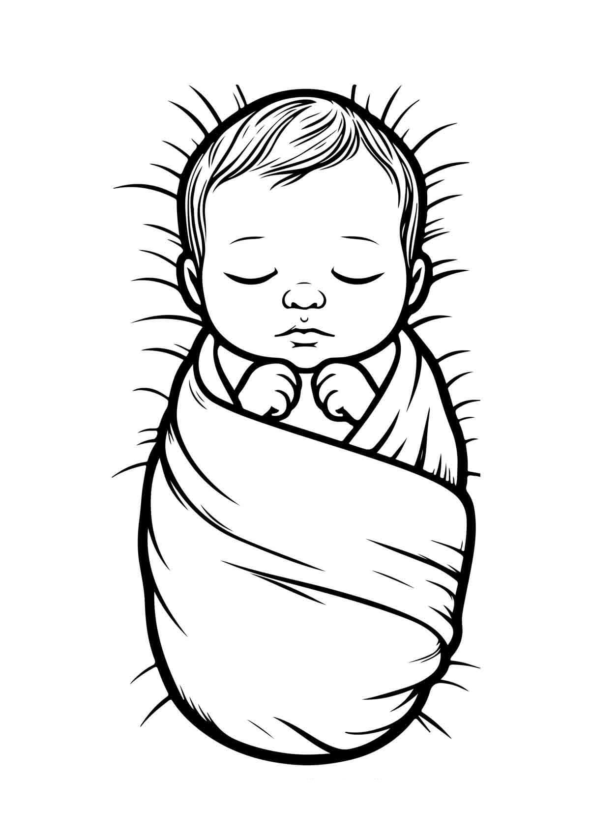 Desenho de Bebê para imprimir