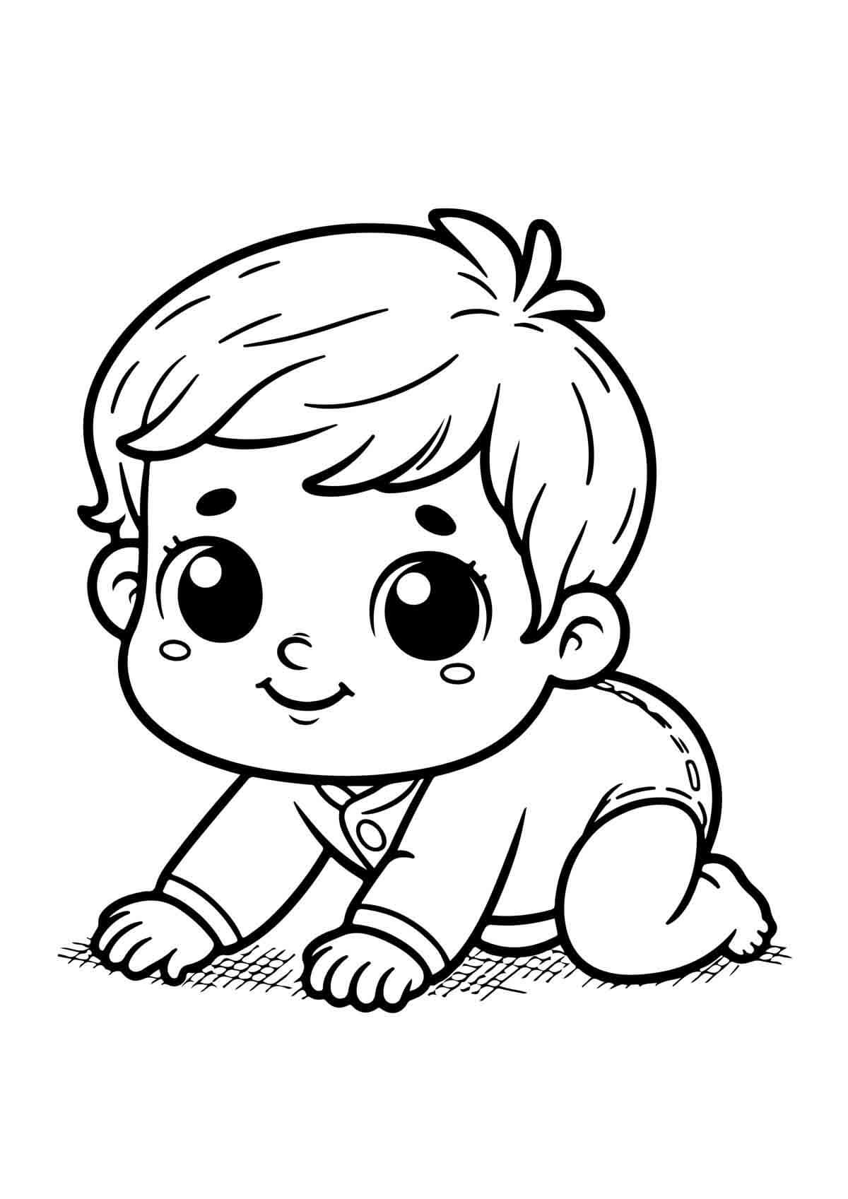 Desenho de Bebê para imprimir