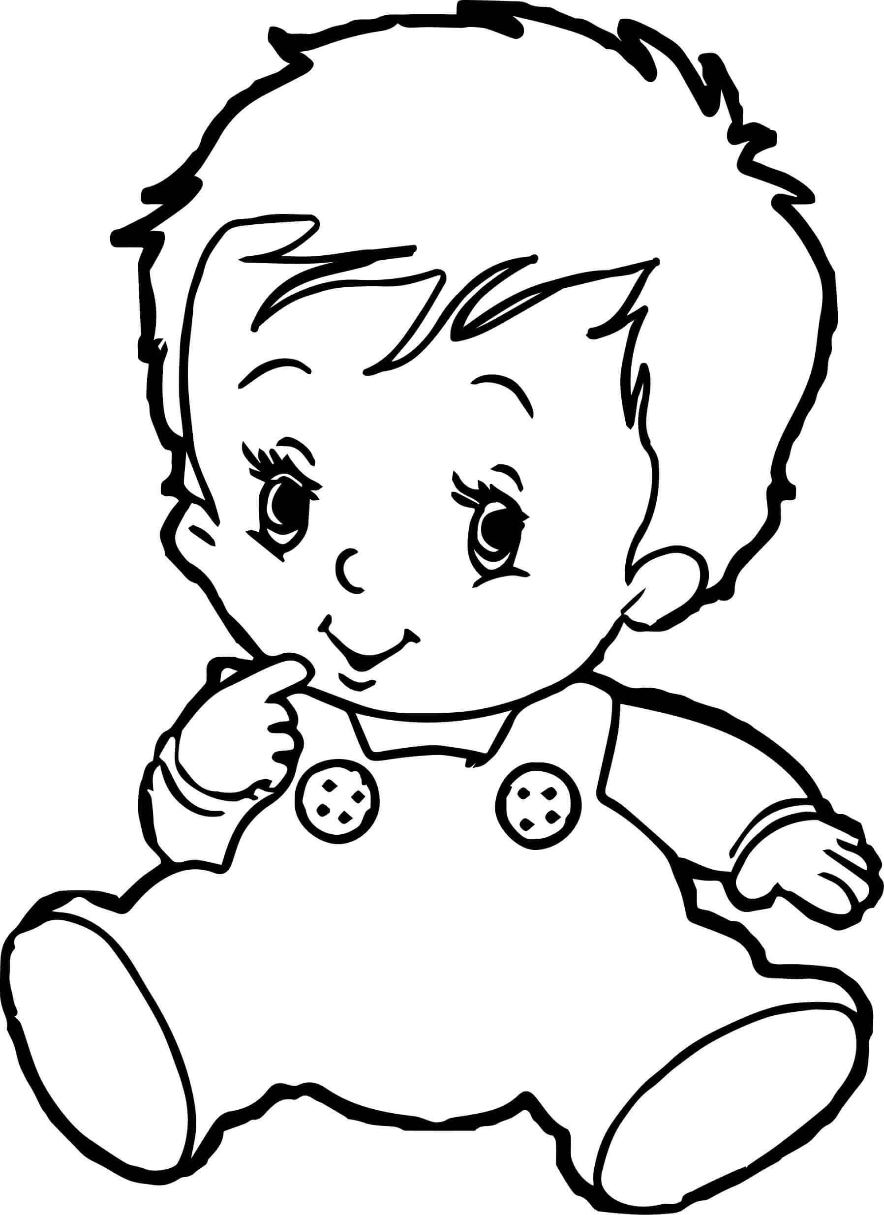 Desenho de Bebê para imprimir