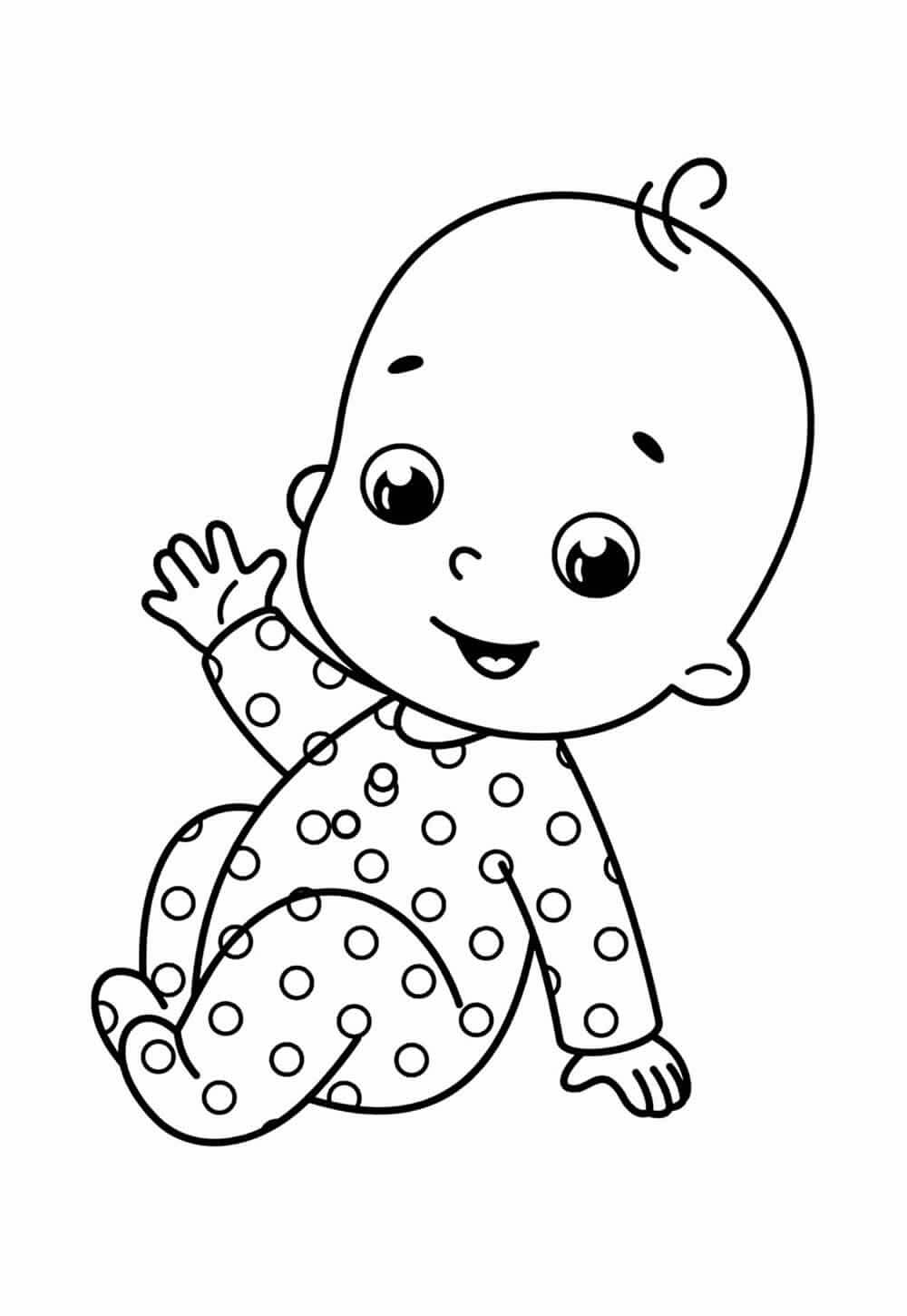 Desenho de Bebê para imprimir