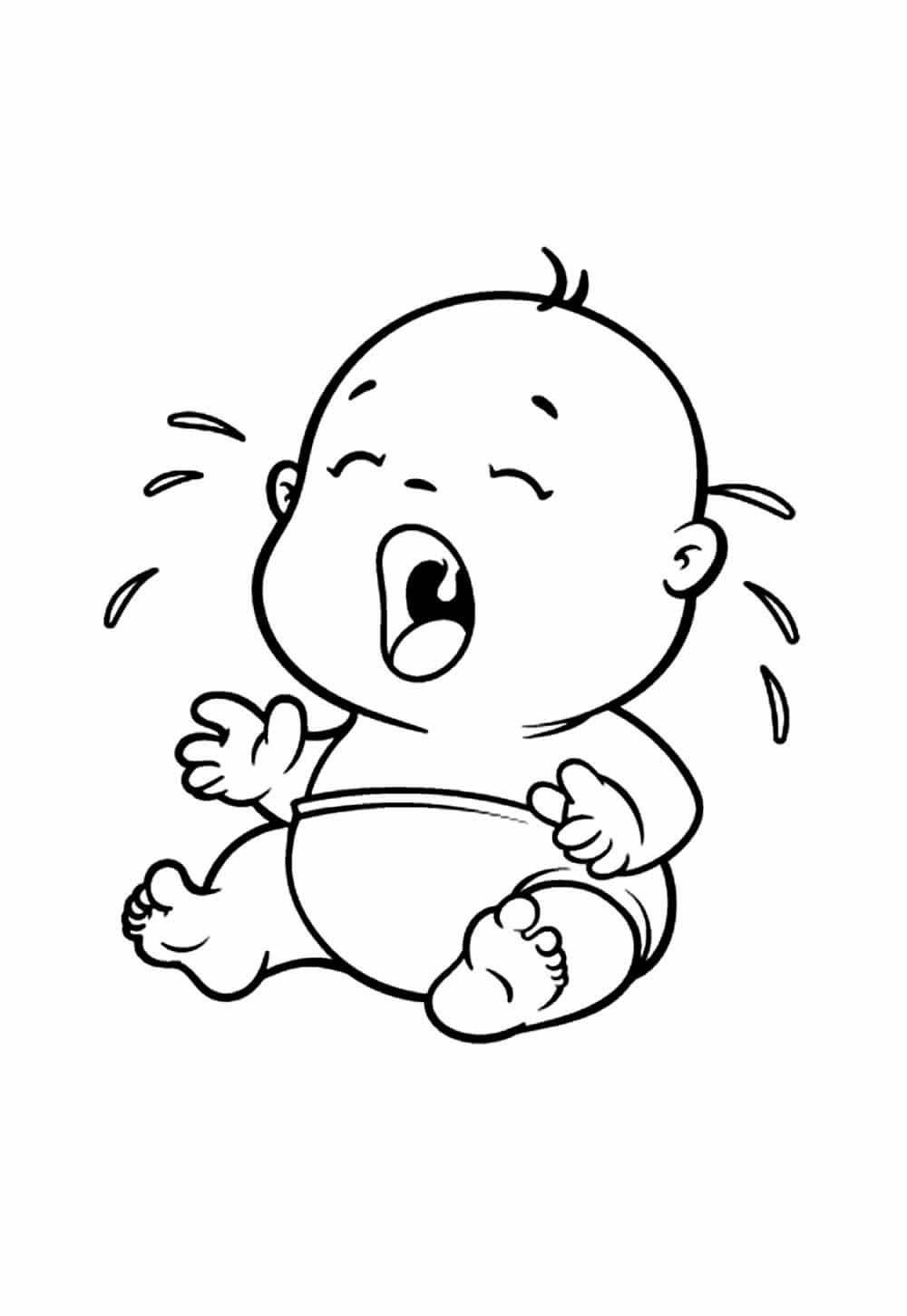 Desenho de Bebê para imprimir