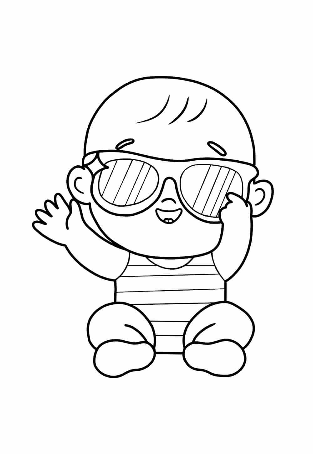 Desenho de Bebê para imprimir