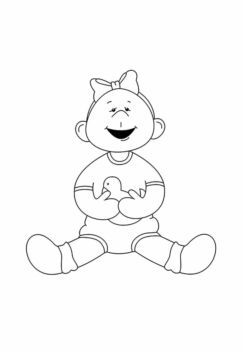 Desenho de Bebê para imprimir