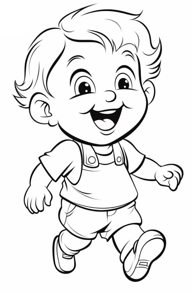 Desenho de Bebê para imprimir