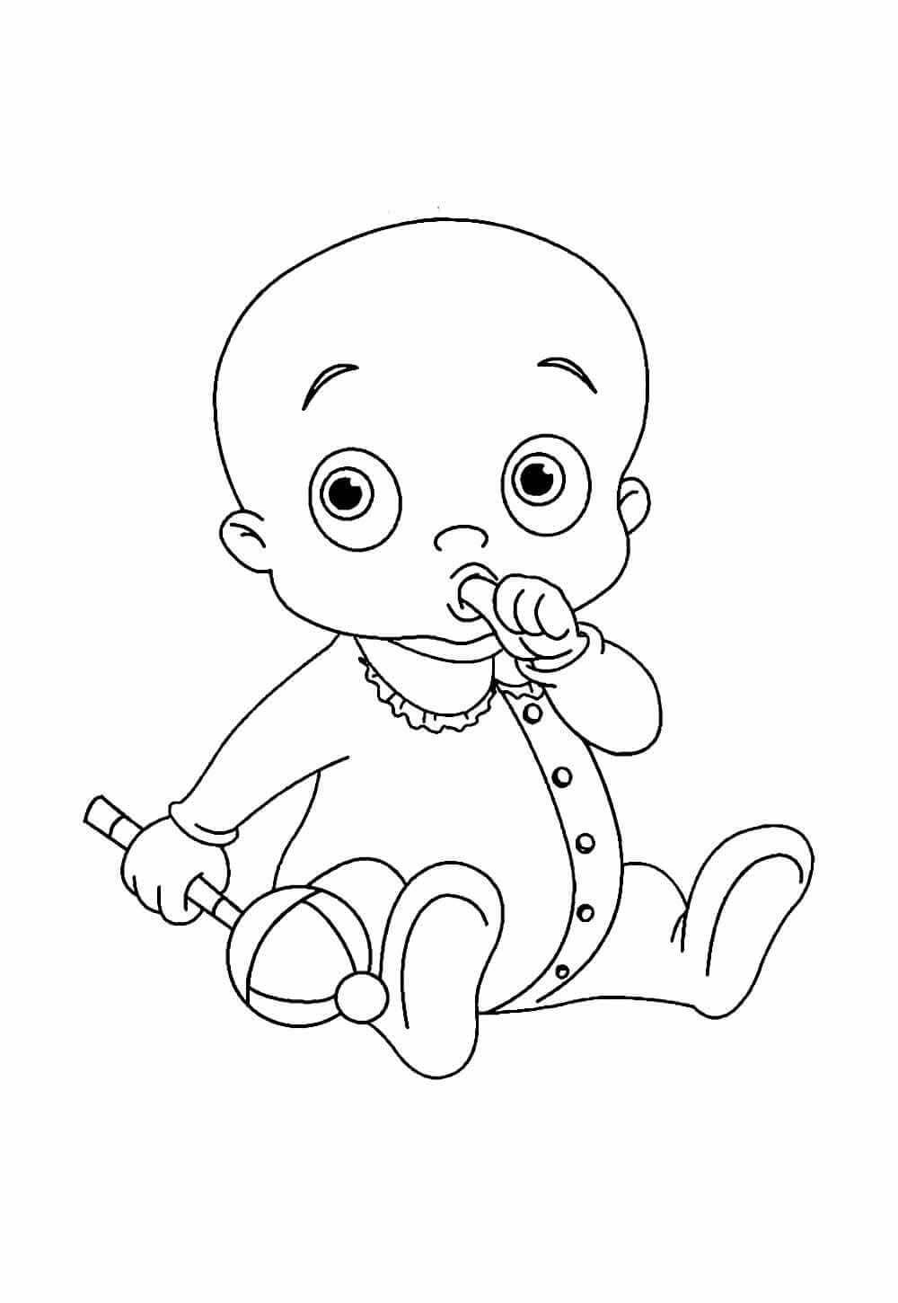 Desenho de Bebê para imprimir