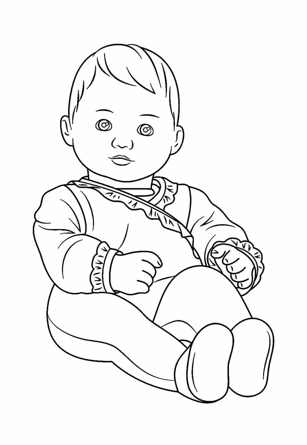 Desenho de Bebê para imprimir