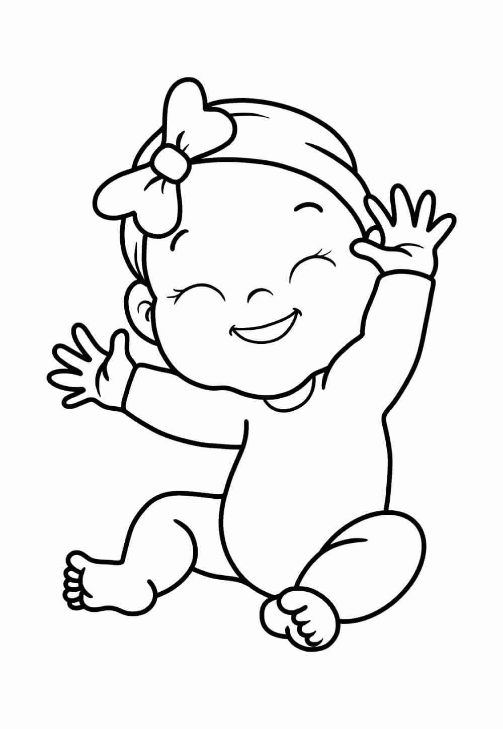 Desenho de Bebê para imprimir