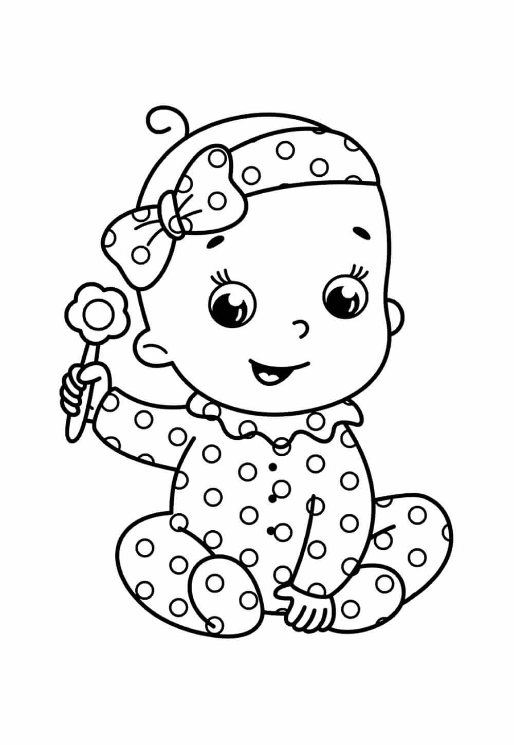 Desenho de Bebê para imprimir