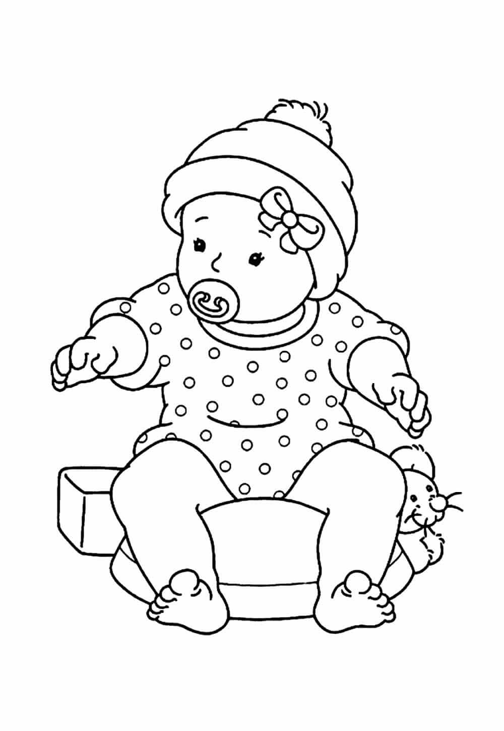 Desenho de Bebê para imprimir