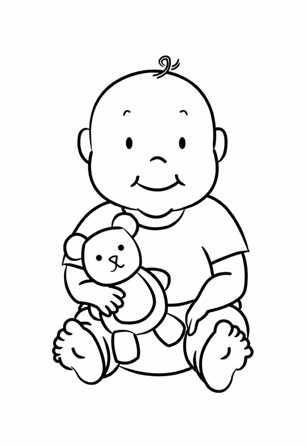 Desenho de Bebê para imprimir