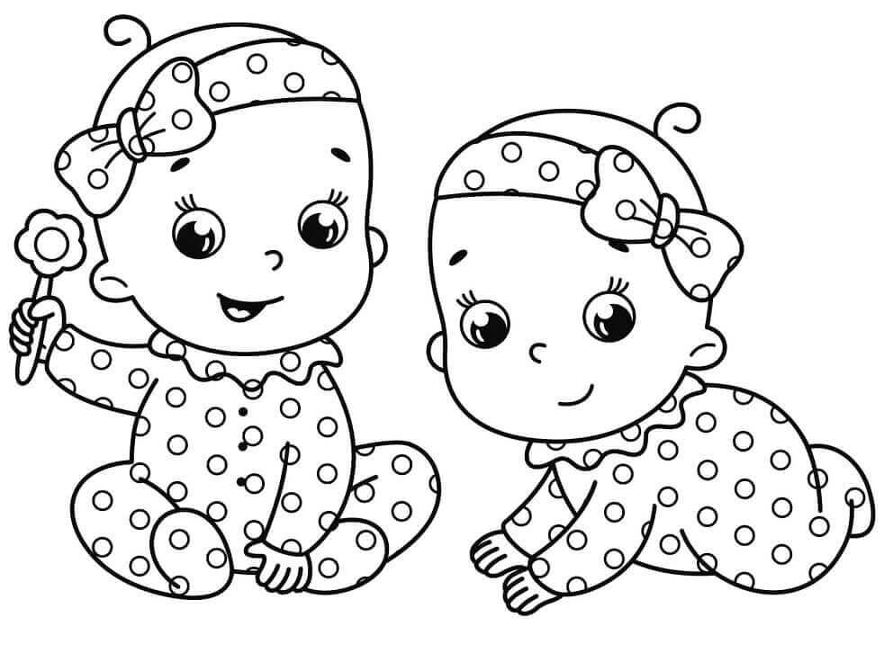 Desenho de Bebê para imprimir