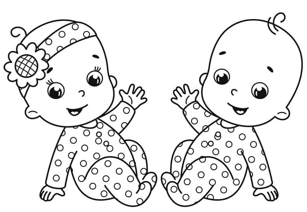 Desenho de Bebê para imprimir