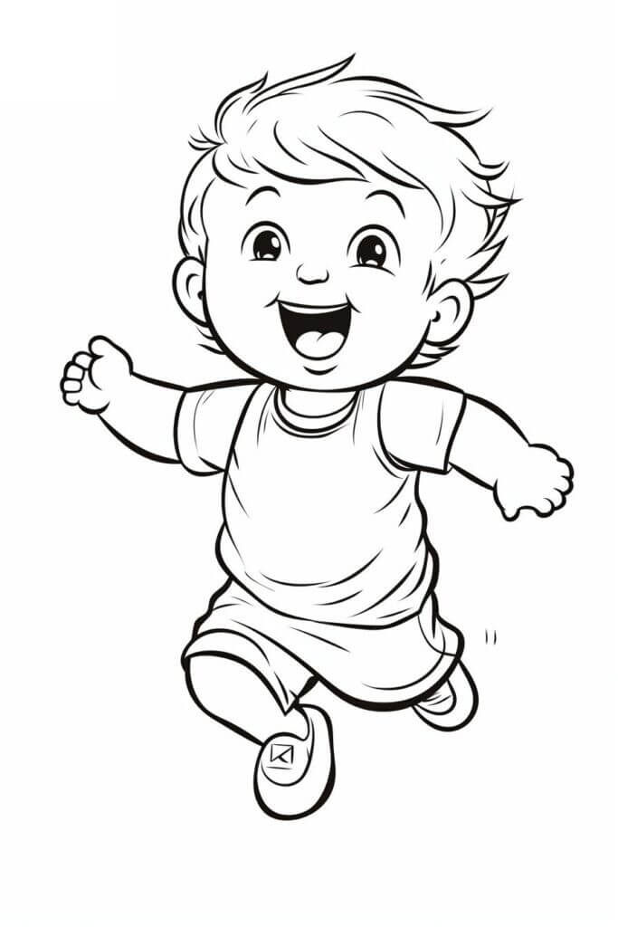 Desenho de Bebê para imprimir