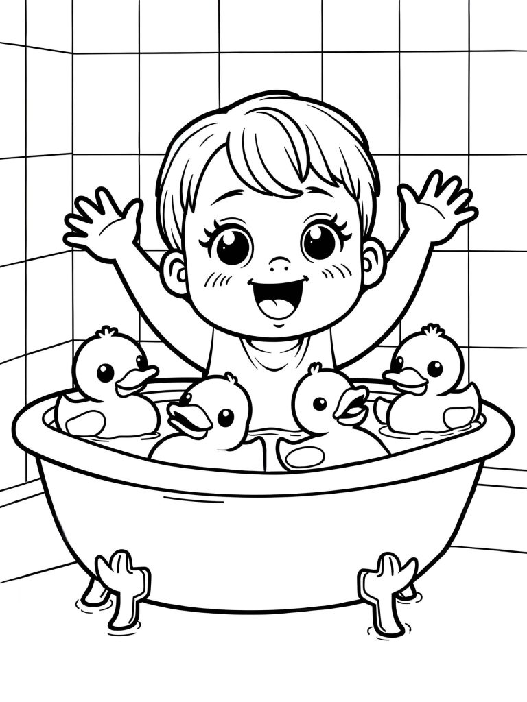 Desenho de Bebê para imprimir