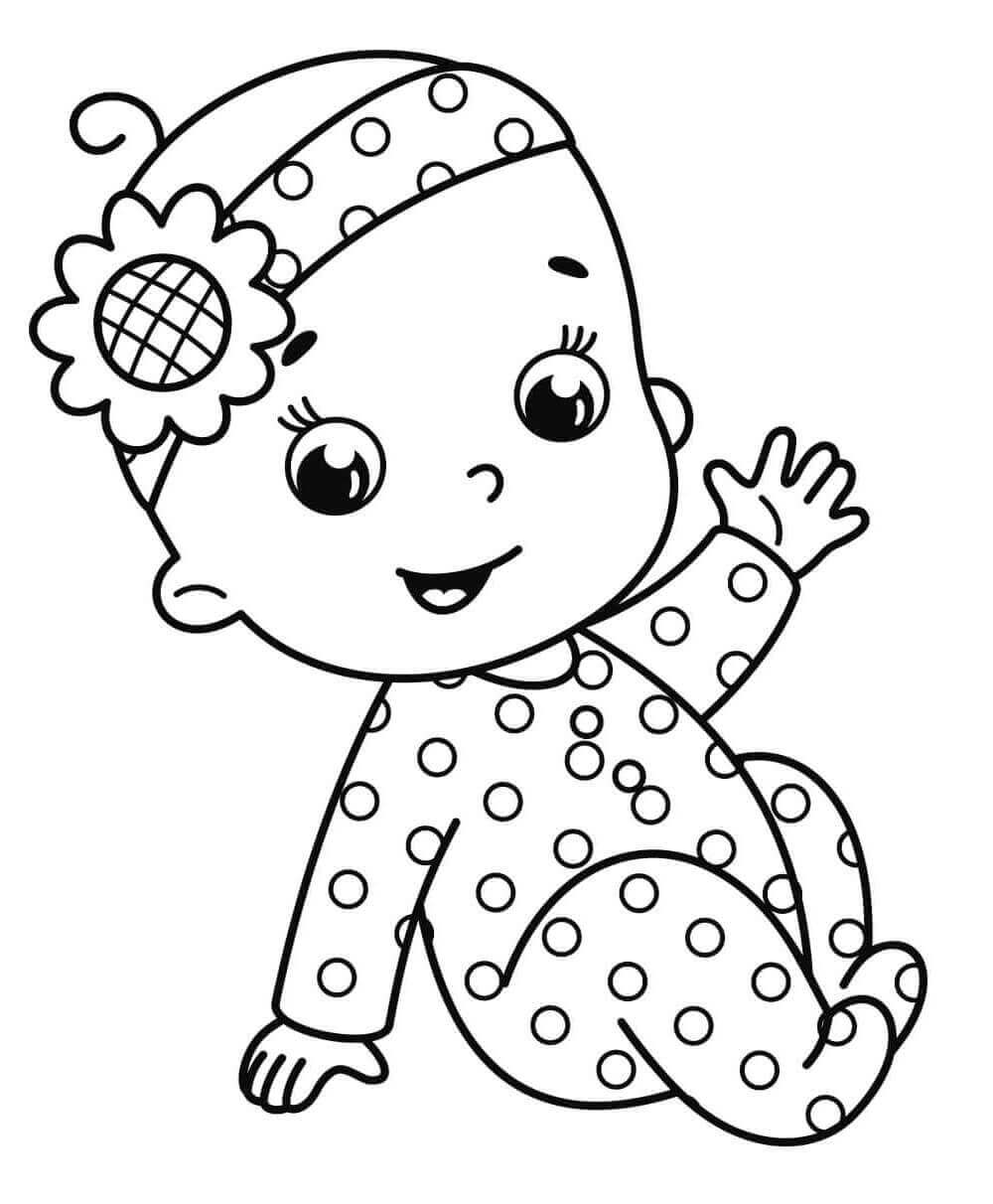 Desenho de Bebê para imprimir