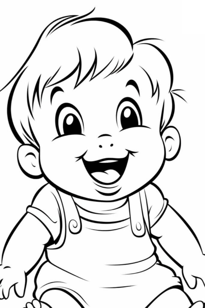 Desenho de Bebê para imprimir