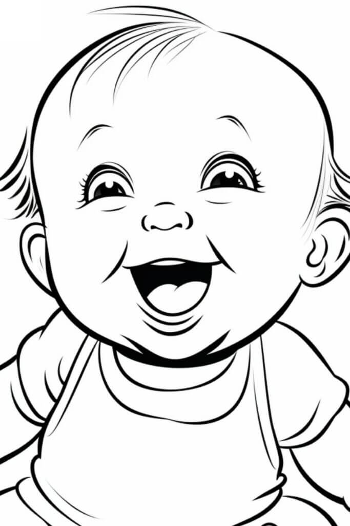 Desenho de Bebê para imprimir