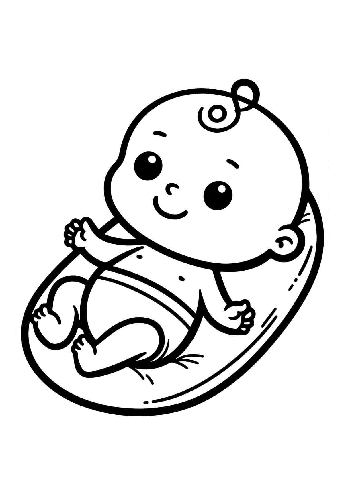 Desenho de Bebê para imprimir