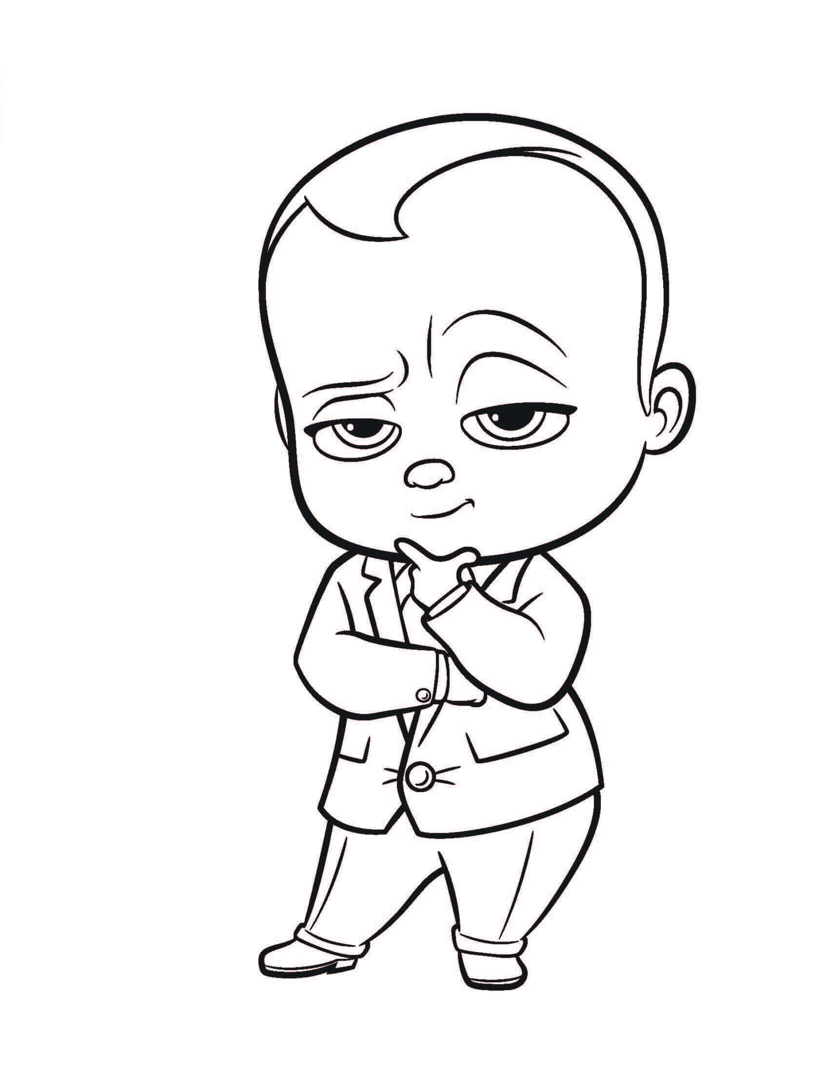 Desenho de Bebê para imprimir