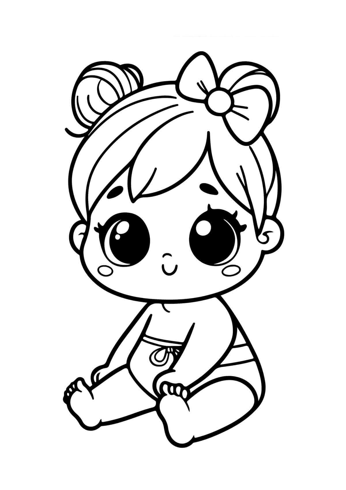 Desenho de Bebê para imprimir