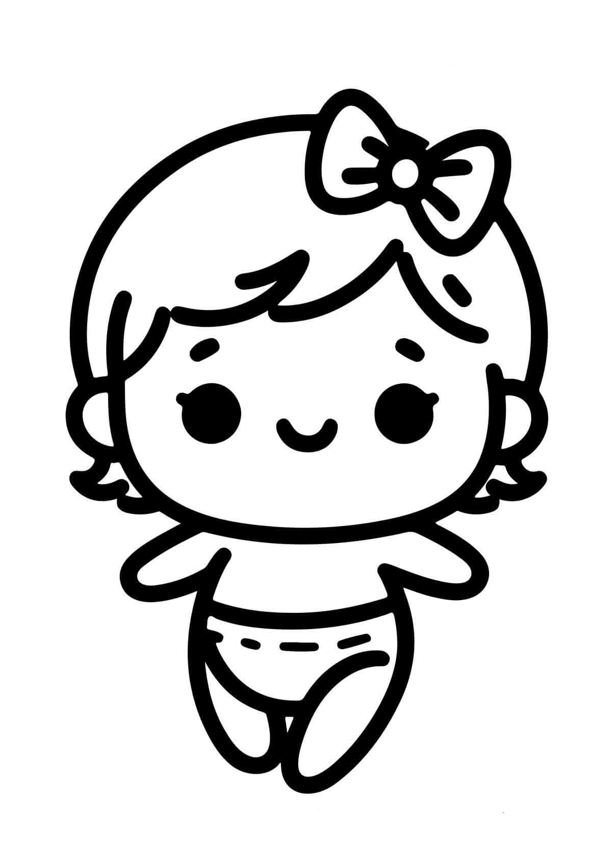 Desenho de Bebê para imprimir