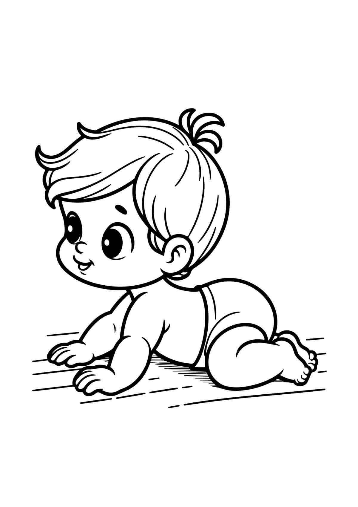 Desenho de Bebê para imprimir