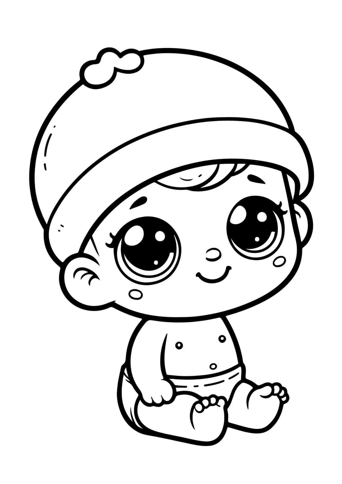 Desenho de Bebê para imprimir
