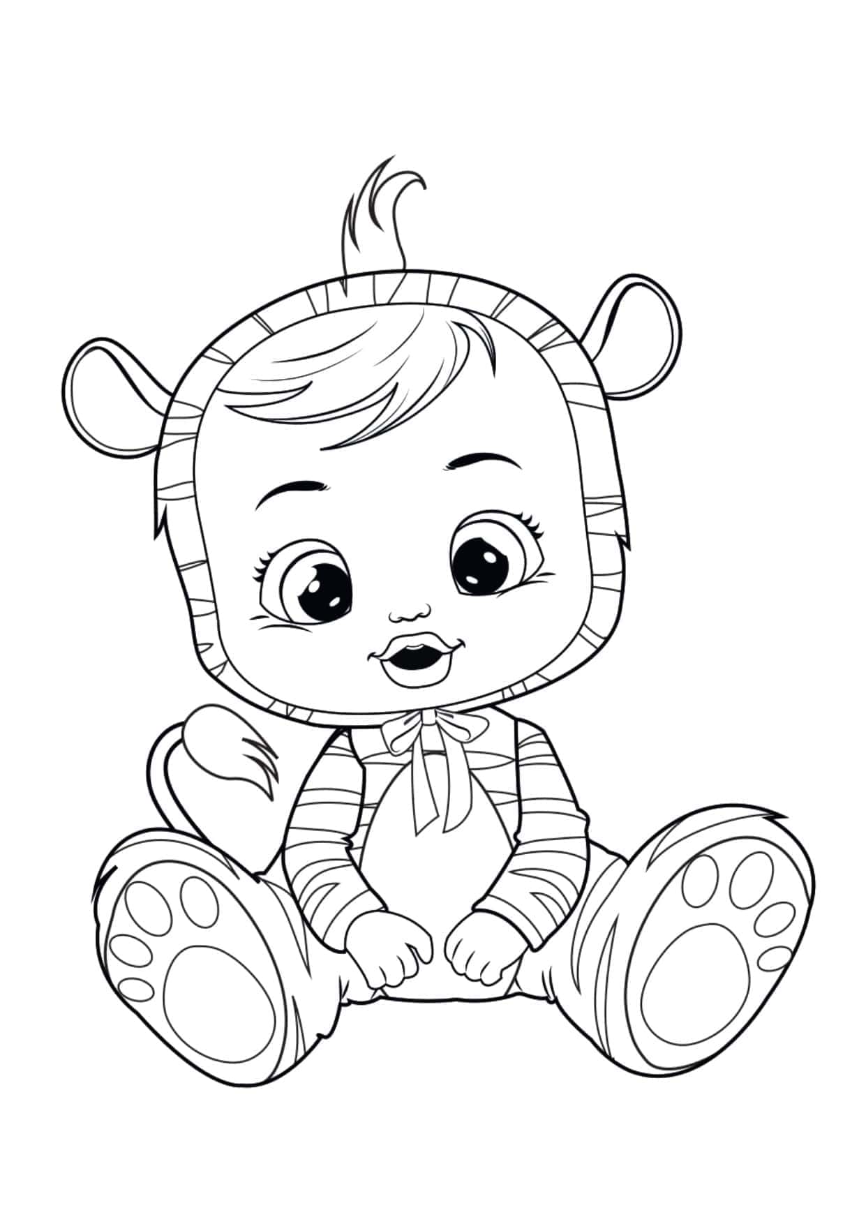 Desenho de Bebê para imprimir