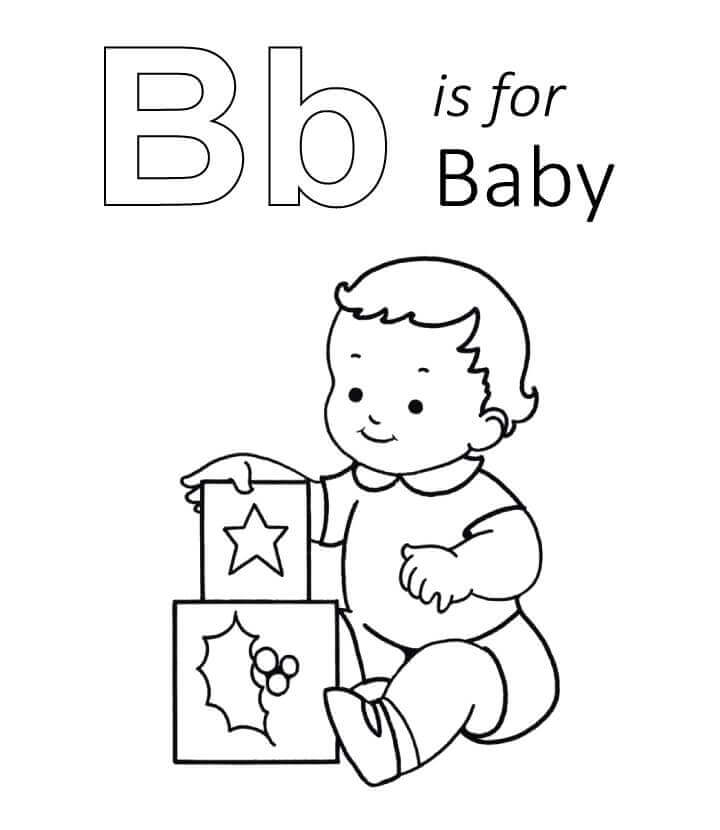 Desenho de Bebê para imprimir