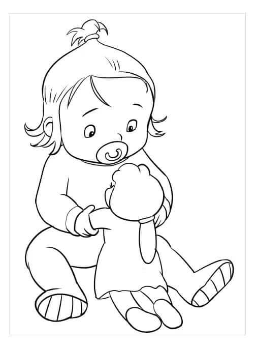 Desenho de Bebê para imprimir