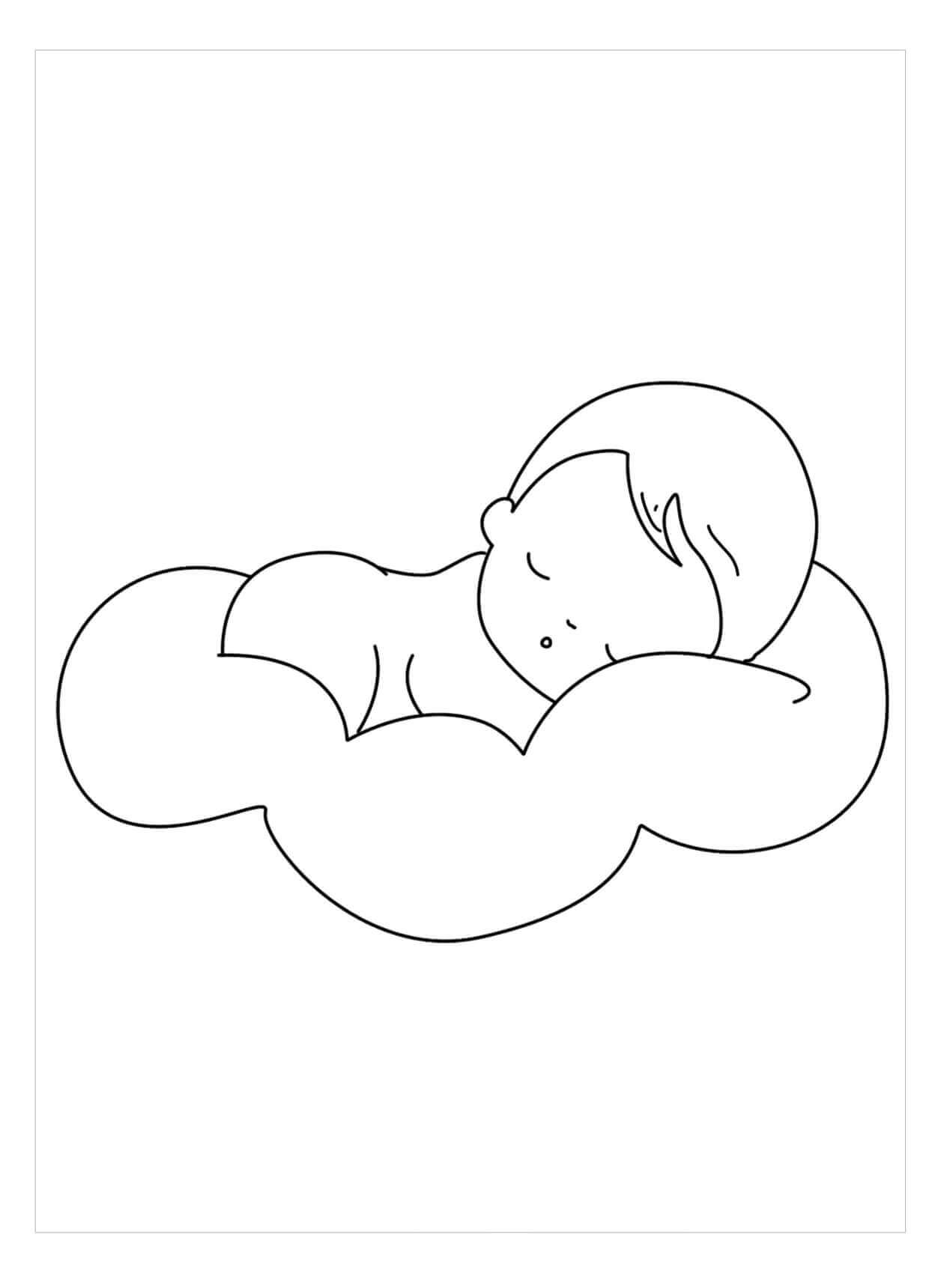 Desenho de Bebê para imprimir