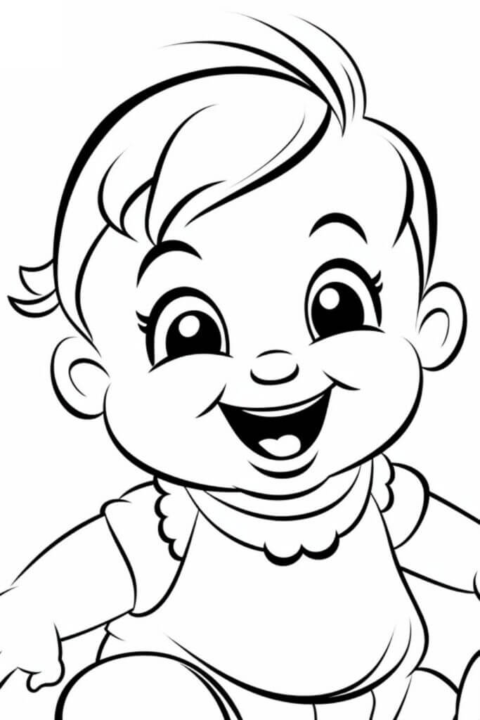 Desenho de Bebê para imprimir