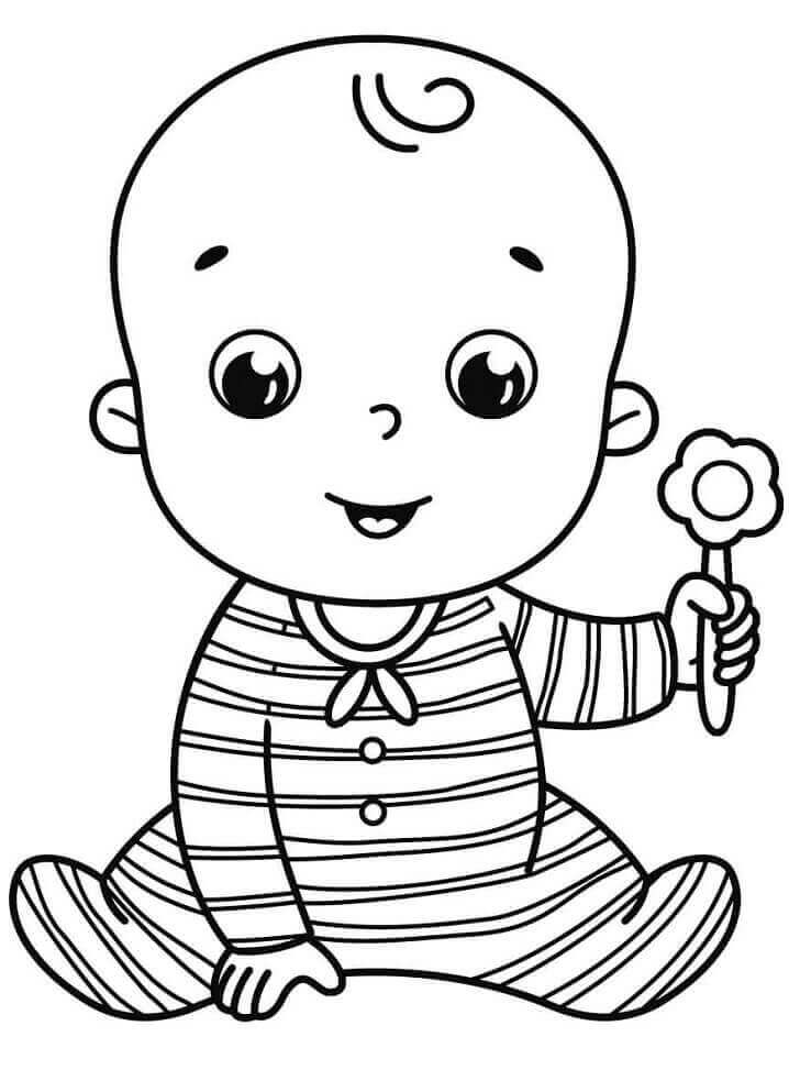 Desenho de Bebê para imprimir