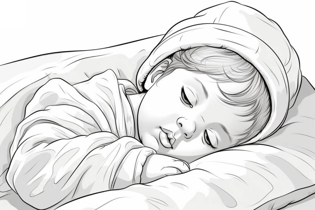 Desenho de Bebê para imprimir