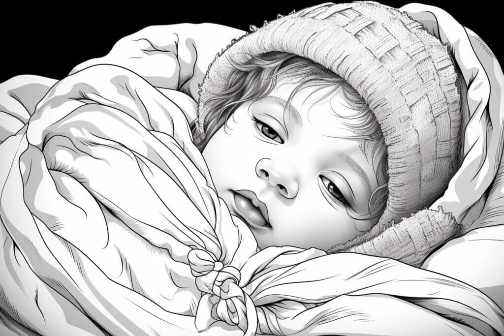 Desenho de Bebê para imprimir