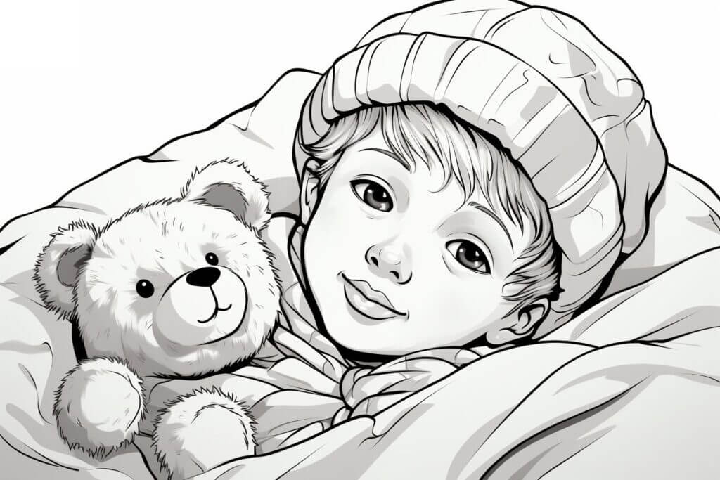 Desenho de Bebê para imprimir