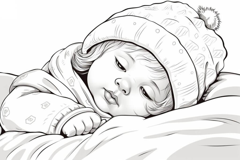 Desenho de Bebê para imprimir