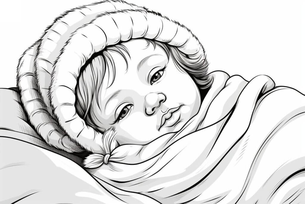 Desenho de Bebê para imprimir