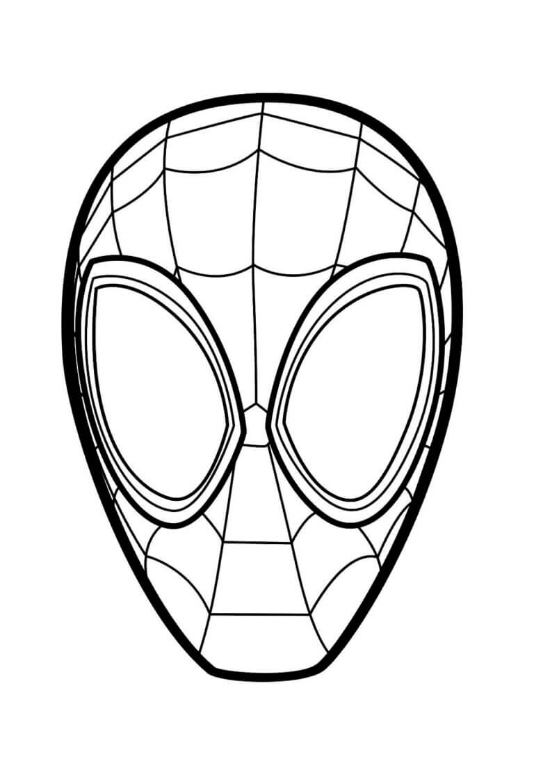 Desenho de Homem-Aranha (Aranhaverso) para imprimir