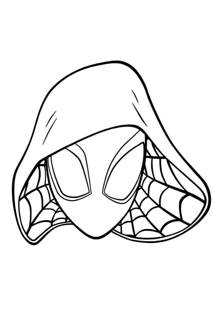 Desenho de Homem-Aranha (Aranhaverso) para imprimir