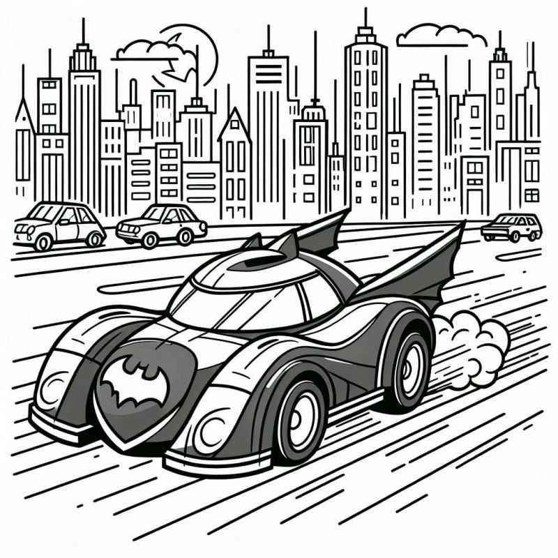 Desenho de Batman para imprimir
