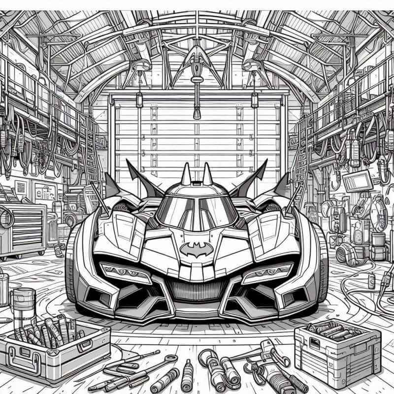 Desenho de Batman para imprimir