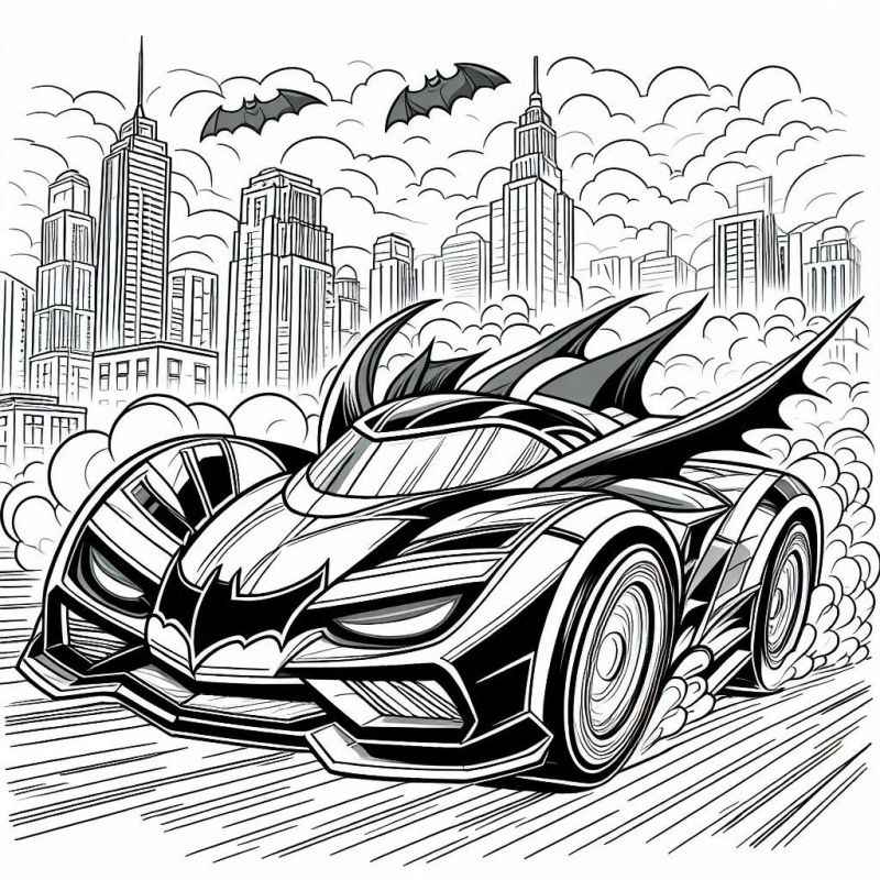 Desenho de Batman para imprimir